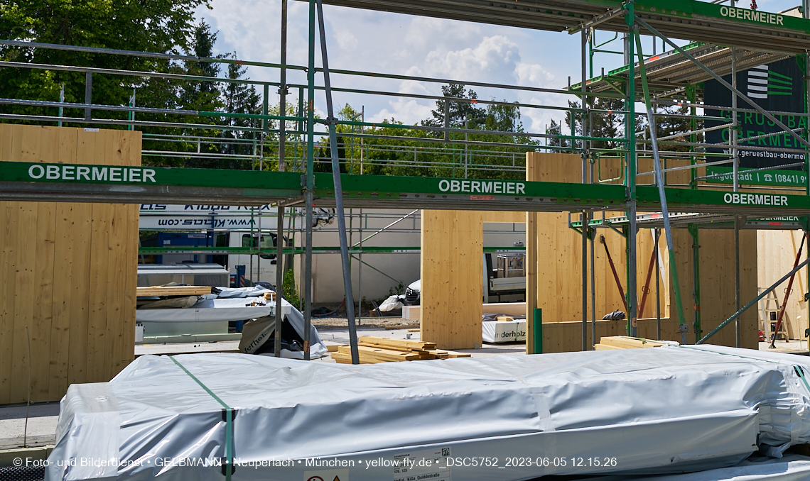 05.06.2023 - Neue Wände für das HAus für Kinder in Neuperlach in München